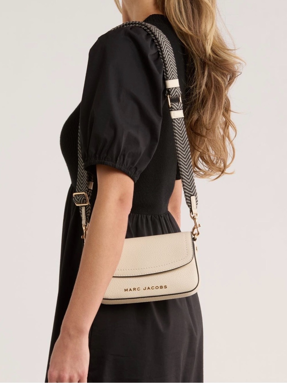 Marc Jacobs Cream Leather Crossbody